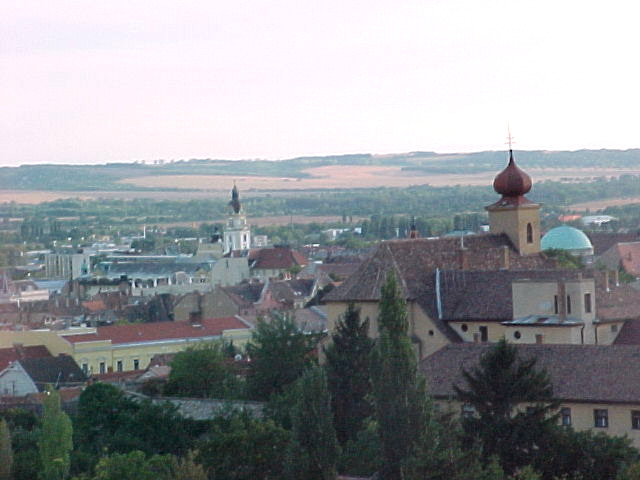 Panorama of Pecs from Terrace