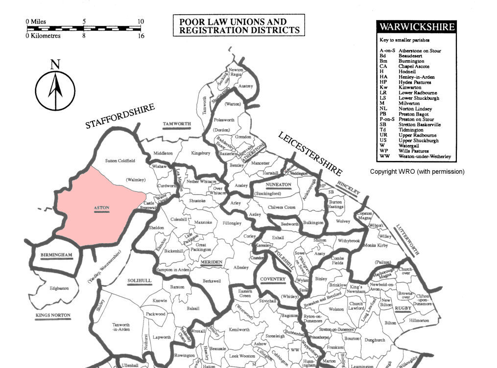 map of aston