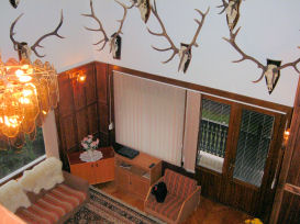 Birdseye view of Living Room