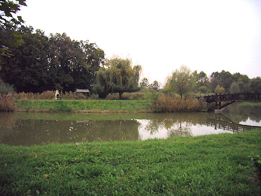 Lake over road from front door