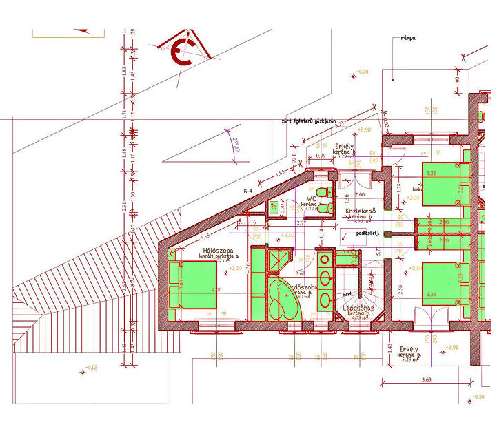 House Plan Upstairs